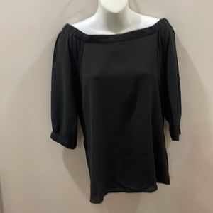 Valerie Stevens - Black Blouse - Size Small